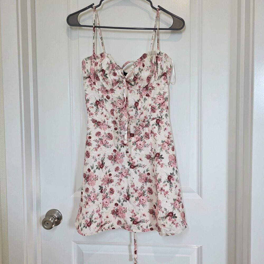 Windsor Corset Dress Sz S Floral Coquette Soft Girl Regency Bustier